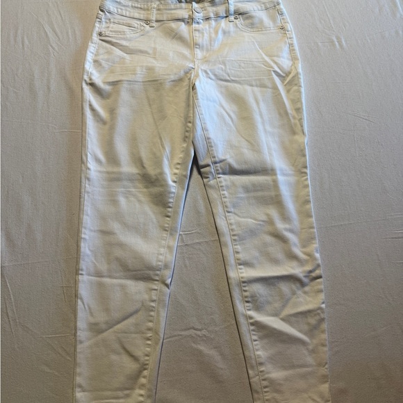 Maurices Denim - Maurices Women Size 18W White Skinny Jeans Smooth Denim